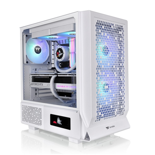 Ceres 330 TG ARGB Snow Mid Tower Chassis (For Hidden Connector M/B)